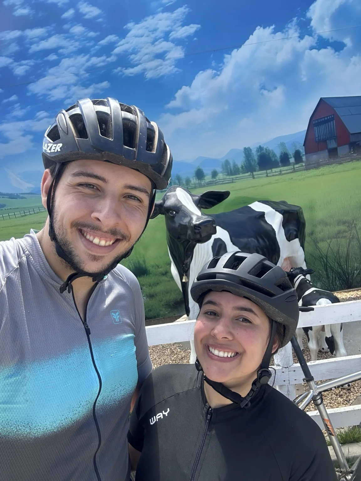 Passeio de bicicleta juntos